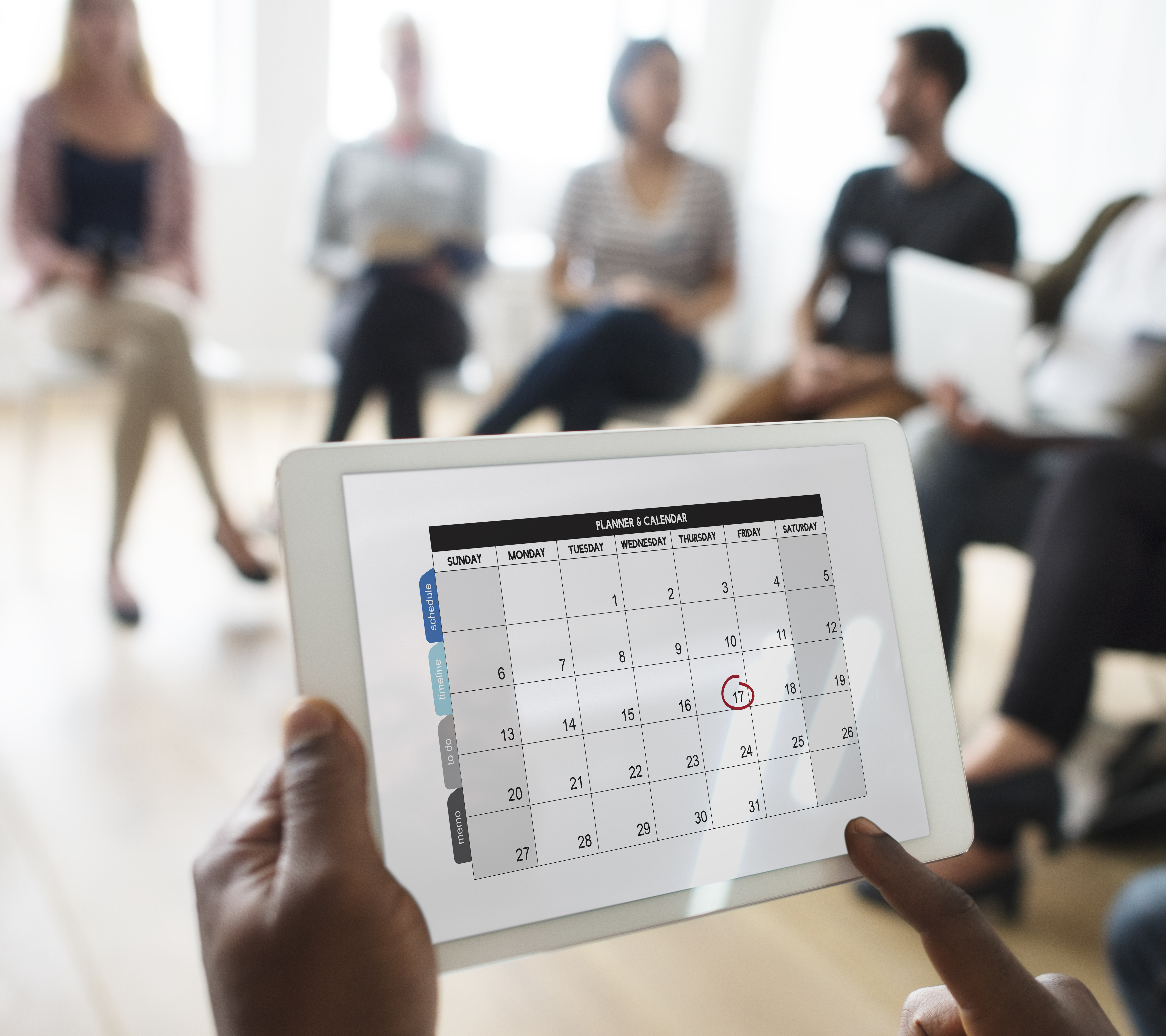 Booking a session illustration